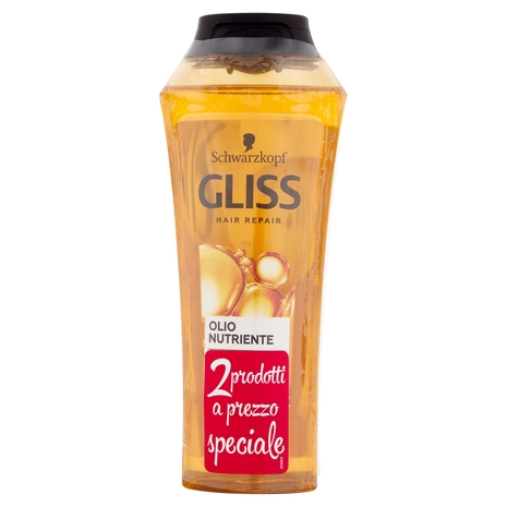 Gliss Hair Repair Olio Nutriente Shampoo Nutriente 2 x 250 ml